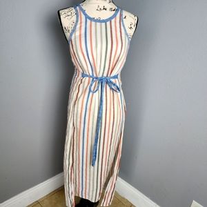 BcbgMaxAzria striped, wrap dress, XS